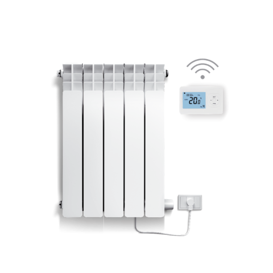 Radiador con Wifi y App de Bajo Consumo EcoWarm 750-1500W